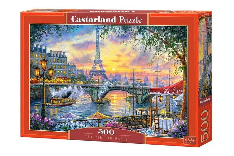 Castorland, Czas na herbatę w Paryżu, puzzle, 500 elementów
