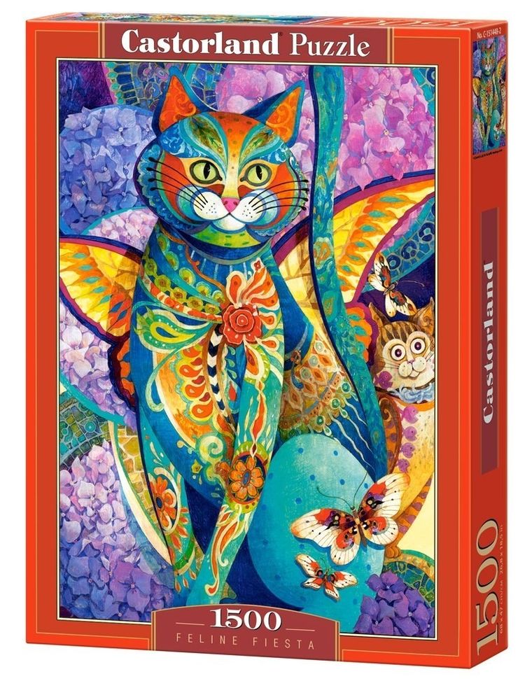 Castorland, Feline Fiesta, puzzle, 1000 elementów