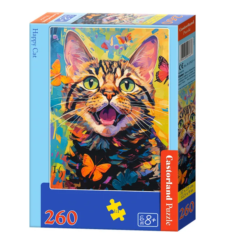 Castorland, Happy Cat, puzzle, 260 elementów
