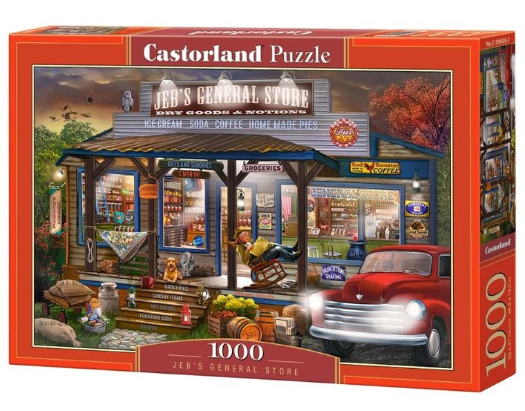 Castorland, Jeb's General Store, puzzle, 1000 elementów