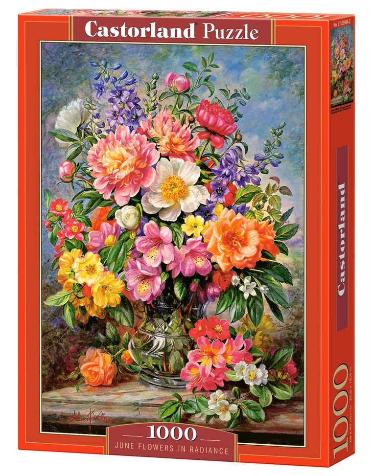 Castorland, June Flowers in Radiance, puzzle, 1000 elementów