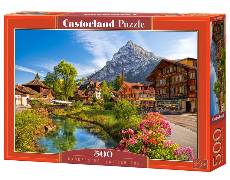 Castorland, Kandersteg, Szwajcaria, puzzle, 500 elementów
