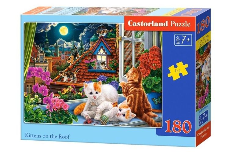 Castorland, Kittens on the Roof, puzzle, 260 elementów