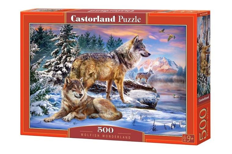 Castorland, Kraina wilków, puzzle, 500 elementów