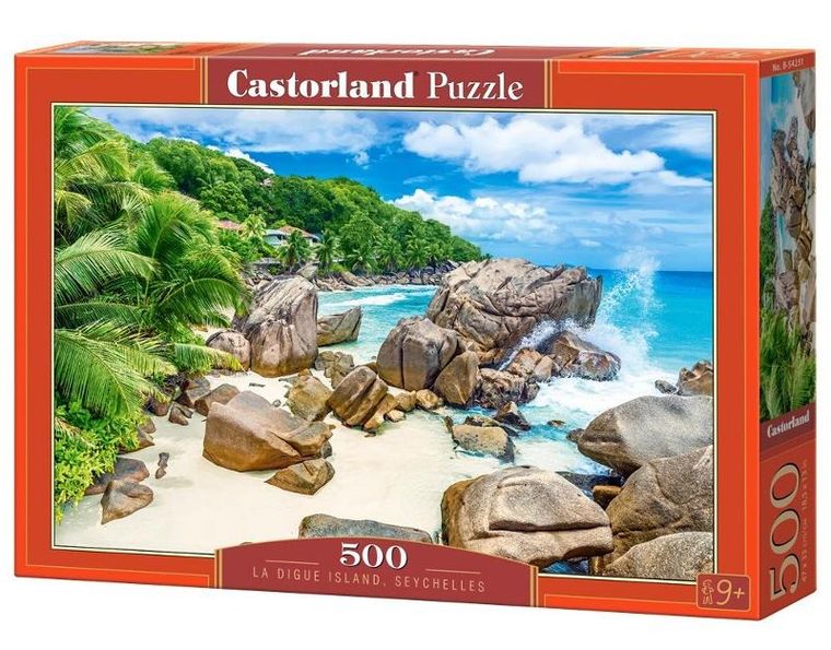 Castorland, La Digue Island, Seszele, puzzle, 500 elementów