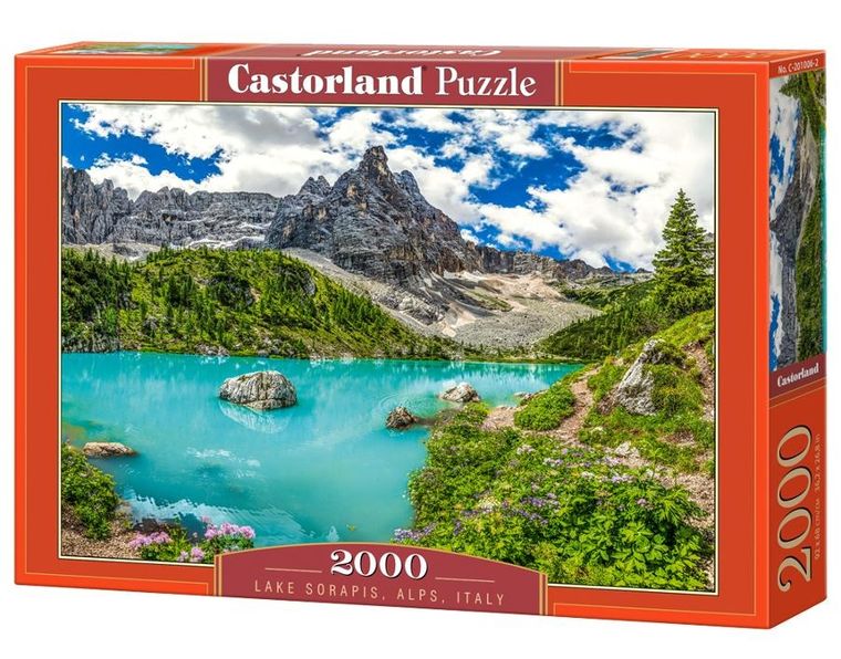 Castorland, Lake Sorapis, Alps, Italy, puzzle, 2000 elementów
