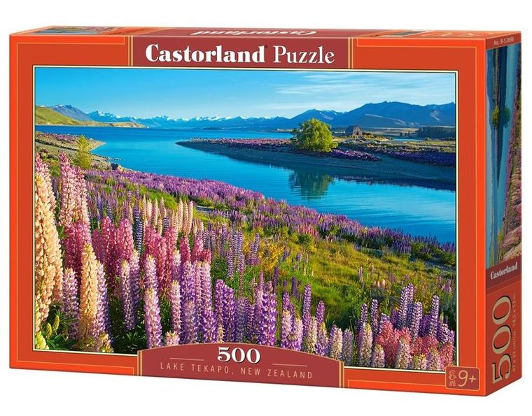 Castorland, Lake Tekapo, New Zealand, puzzle, 500 elementów