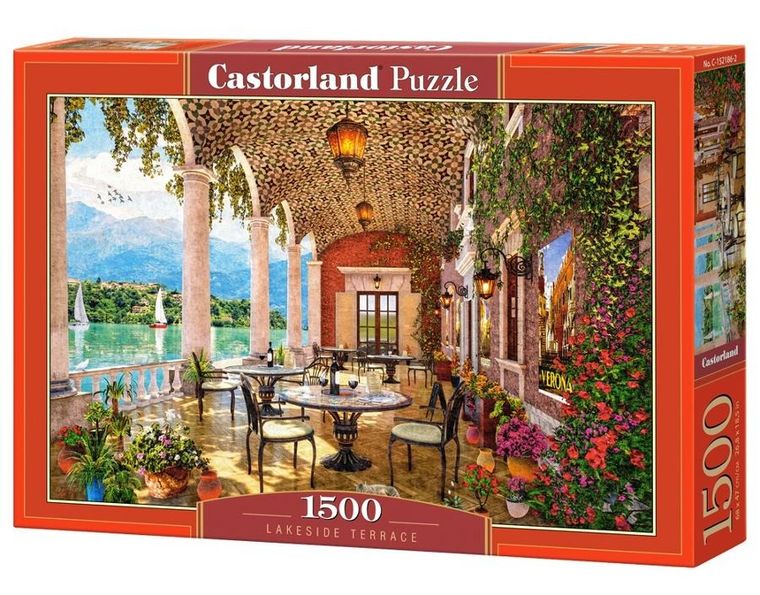Castorland, Lakeside Terrace, puzzle, 1500 elementów