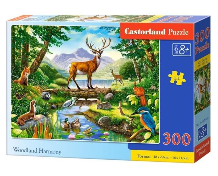 Castorland, Leśna harmonia, puzzle, 300 elementów