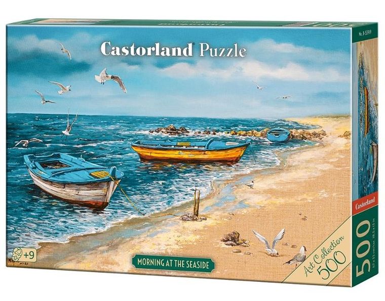 Castorland, Magdalena Kępka, Morning at the Seaside, puzzle, 500 elementów