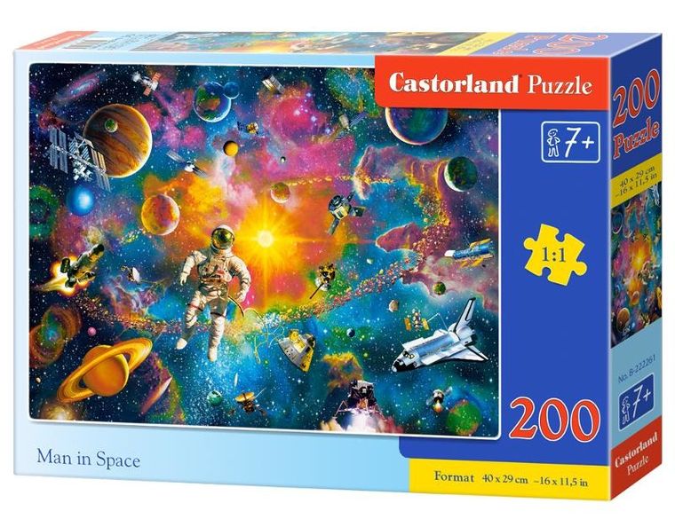 Castorland, Man in Space, puzzle, 200 elementów