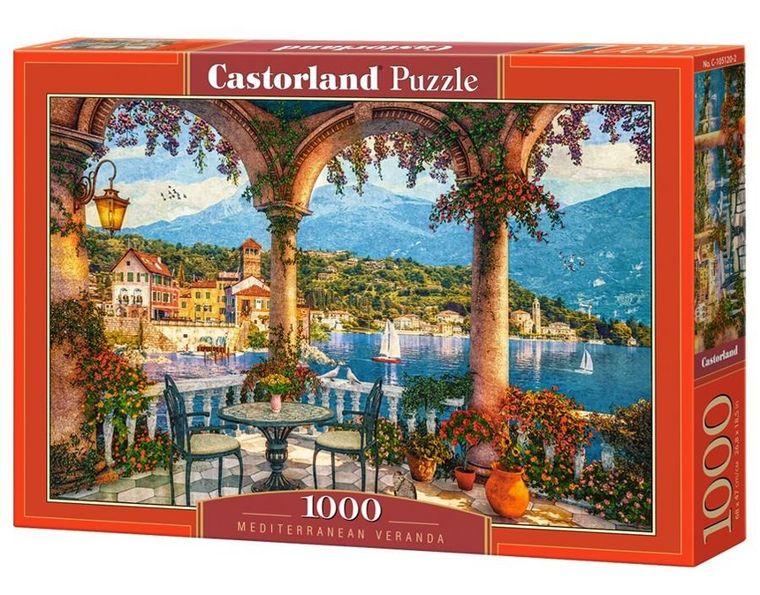 Castorland, Mediterranean Veranda, puzzle, 1000 elementów