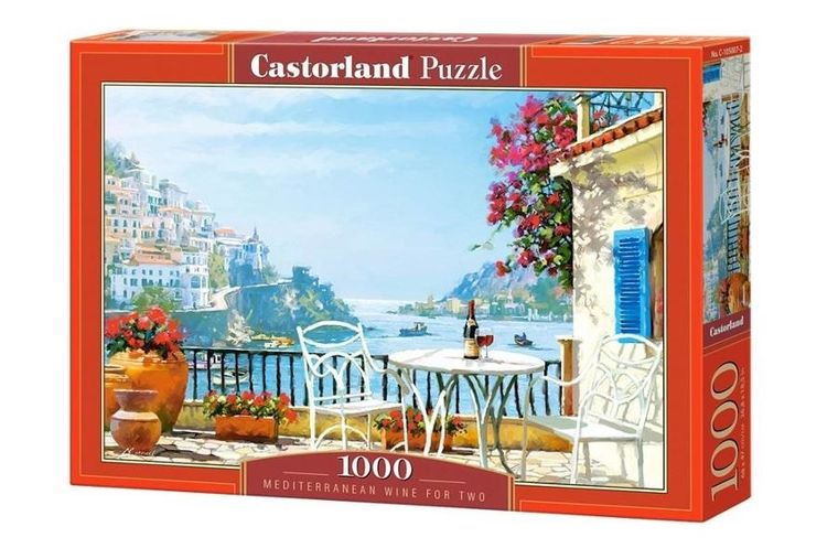 Castorland, Mediterranean Wine for Two, puzzle, 1000 elementów
