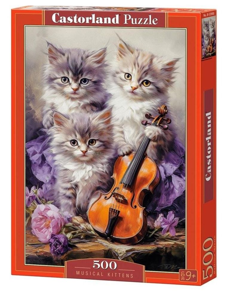 Castorland, Musical Kittens, puzzle, 500 elementów