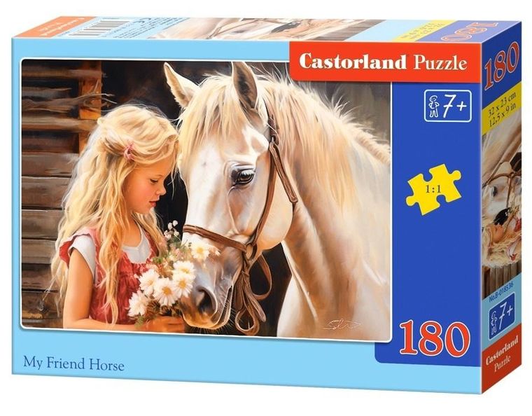 Castorland, My Friend Horse, puzzle, 180 elementów