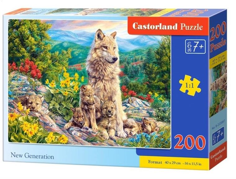 Castorland, Nowa generacja, puzzle, 200 elementów