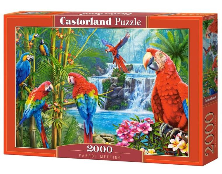 Castorland, Parrot Meeting, puzzle, 2000 elementów