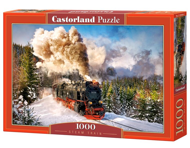 Castorland, Pociąg parowy, puzzle, 1000 elementów