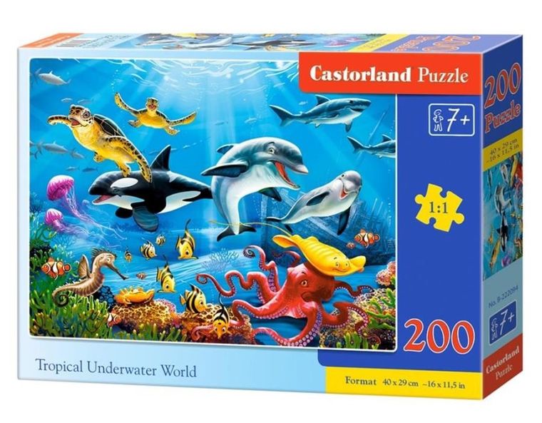 Castorland, Podwodny świat, puzzle, 200 elementów