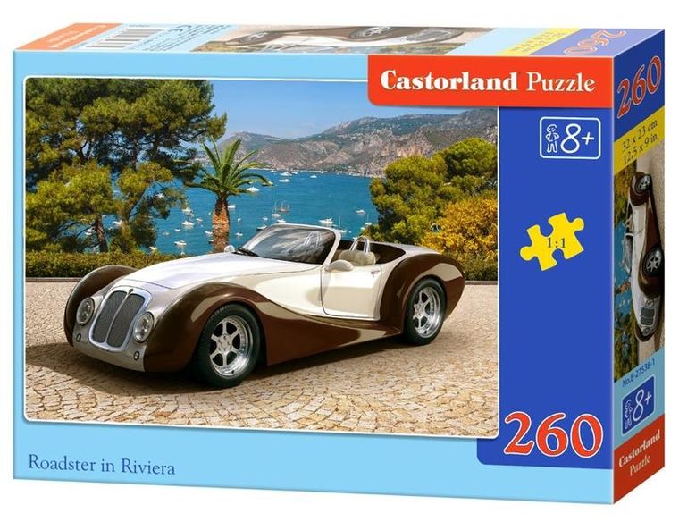 Castorland, Roadster in Riviera, puzzle, 260 elementów