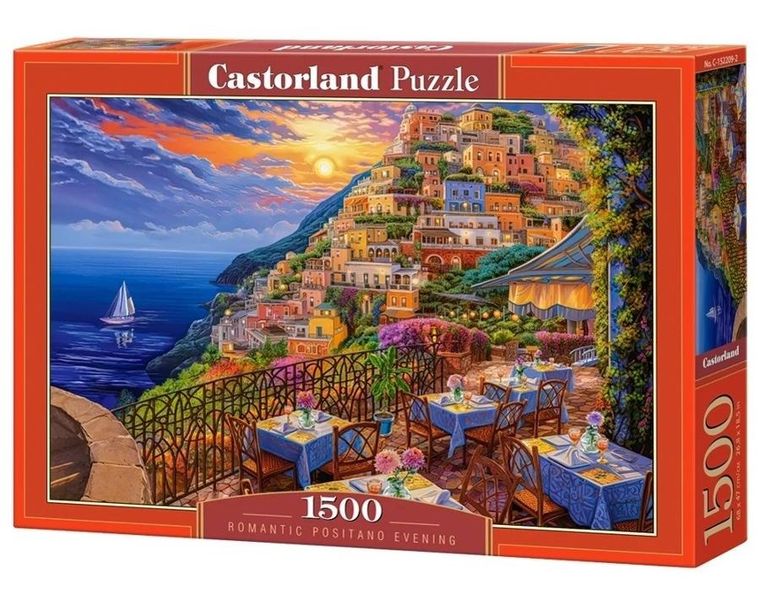 Castorland, Romantyczny wieczór w Positano, puzzle, 1500 elementów