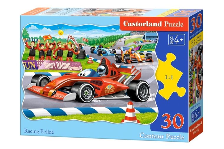 Castorland, samochód wyścigowy, puzzle, 30 elementów