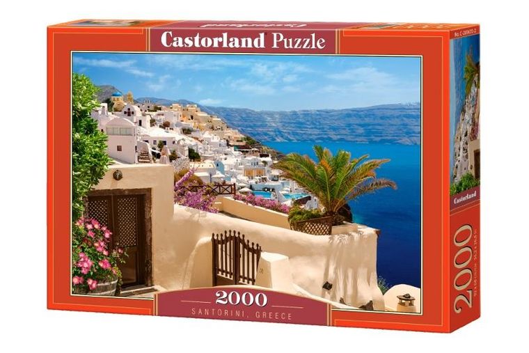 Castorland, Santorini, Grecja, puzzle, 2000 elementów