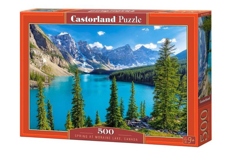 Castorland, Spring at Moraine Lake, Canada, puzzle, 500 elementów