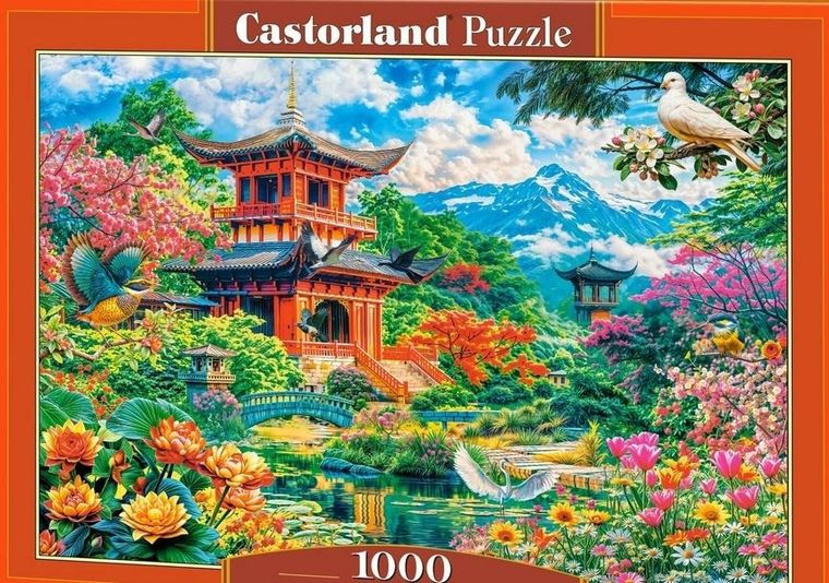 Castorland, Spring Garden of Harmony, puzzle, 1000 elementów