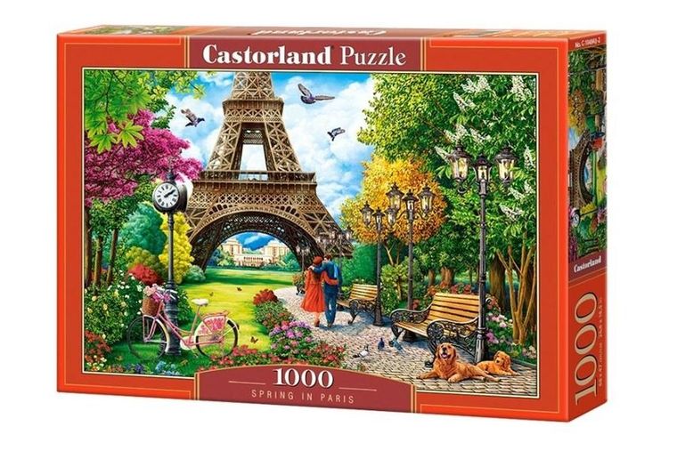 Castorland, Spring in Paris, puzzle, 1000 elementów