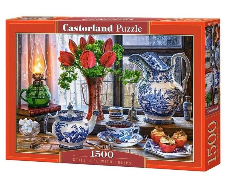 Castorland, Still Life with Tulips, puzzle, 1500 elementów