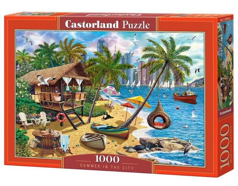 Castorland, Summer in the City, puzzle, 1000 elementów