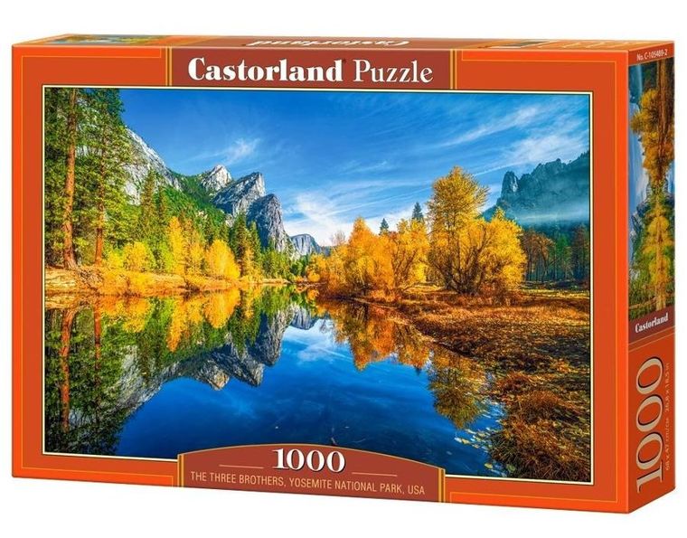 Castorland, The Three Brothers, Yosemite National Park USA, puzzle, 1000 elementów
