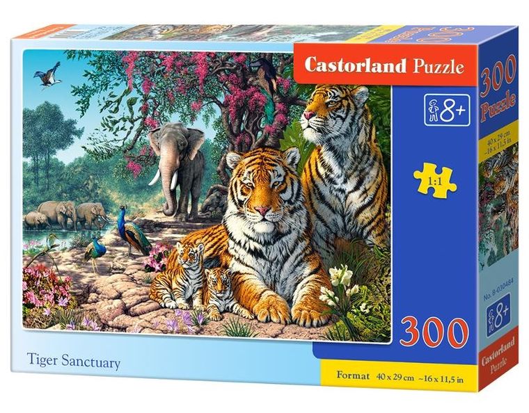 Castorland, Tiger Sanctuary, puzzle, 300 elementów