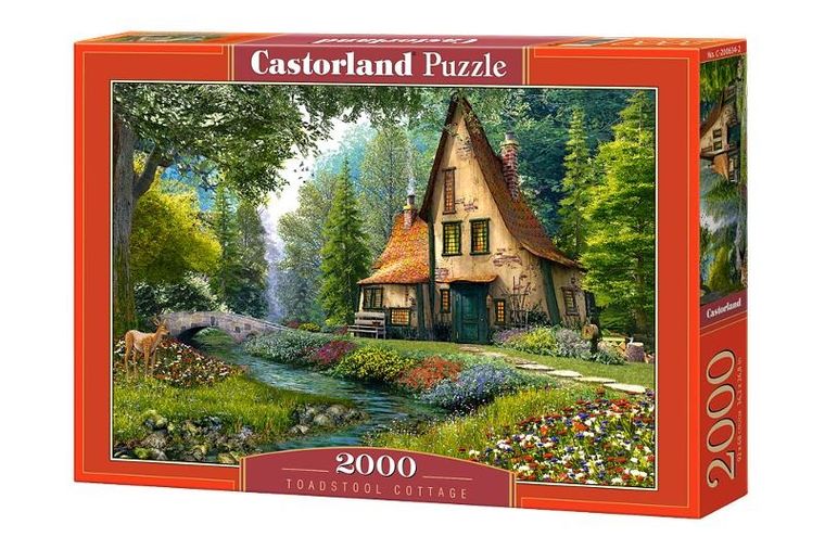 Castorland, Toadstool Cottage, puzzle, 2000 elementów