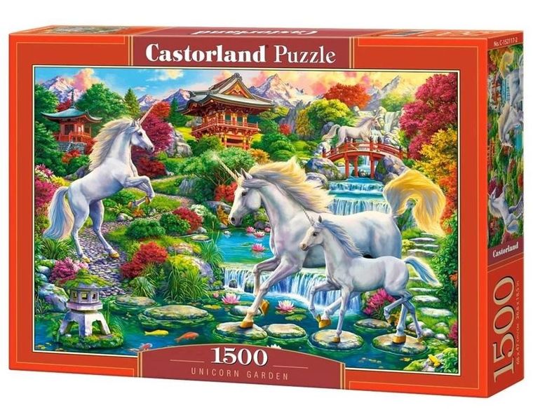 Castorland, Unicorn Garden, puzzle, 1500 elementów