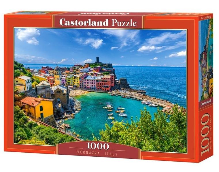 Castorland, Vernazza, Italy, puzzle, 1000 elementów