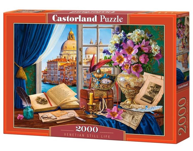 Castorland, Wenecja martwa natura, puzzle, 2000 elementów