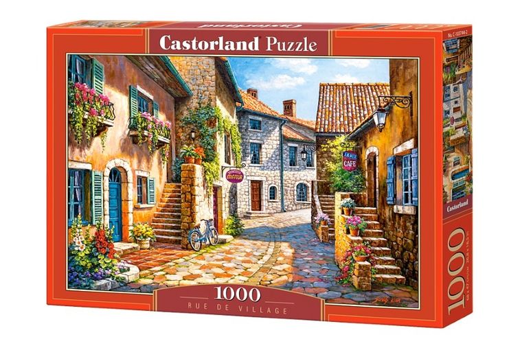Castorland, Wioska Rue, puzzle, 1000 elementów