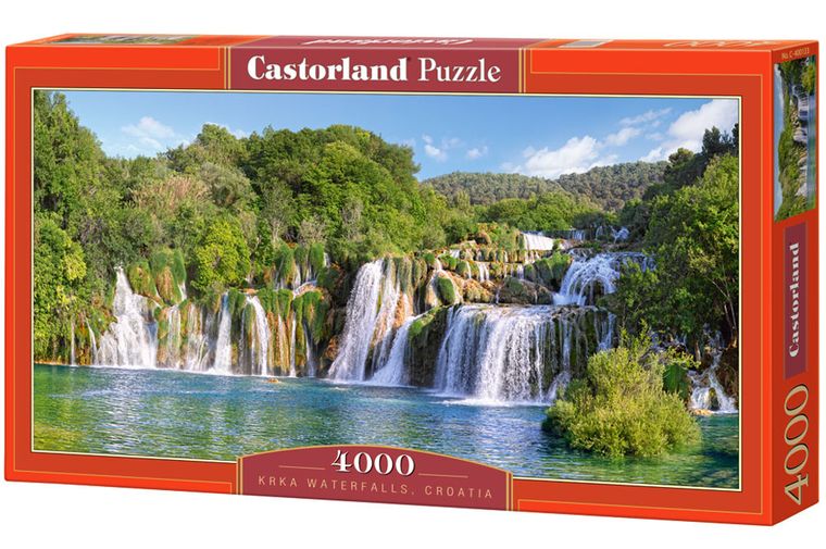 Castorland, Wodospady Krka, Chorwacja, puzzle, 4000 elementów