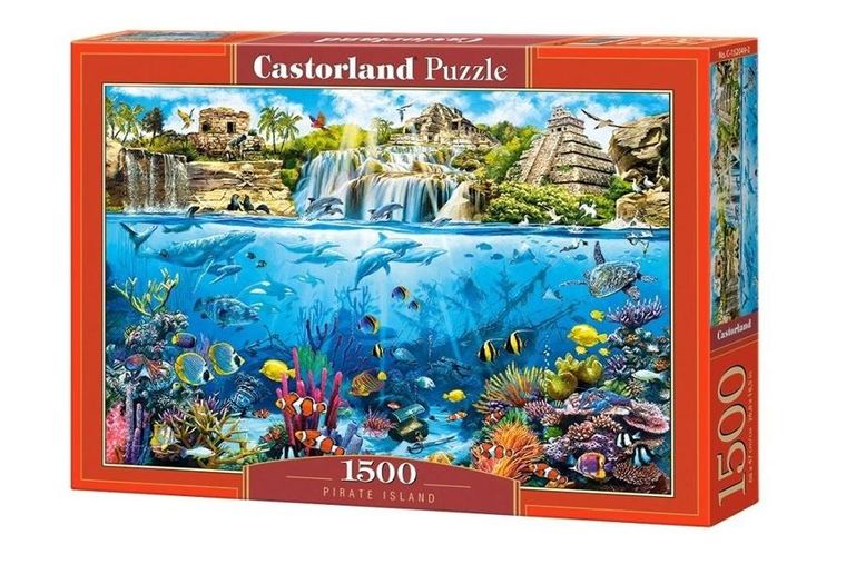 Castorland, Wyspa Piratów, puzzle, 1500 elementów