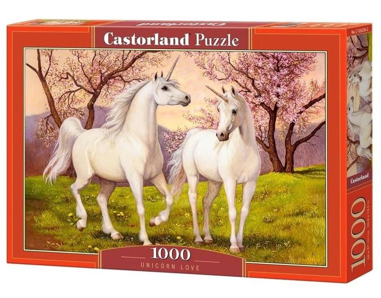 Castorland, Zakochane jednorożce, puzzle, 1000 elementów
