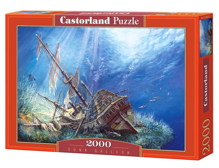 Castorland, Zatopiony galleon, puzzle, 2000 elementów