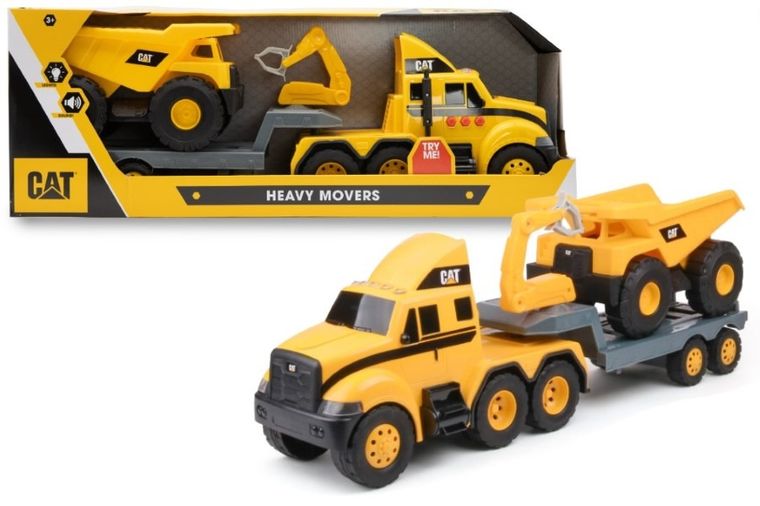 CAT, transporter laweta z wywrotką, interaktywny pojazd budowlany