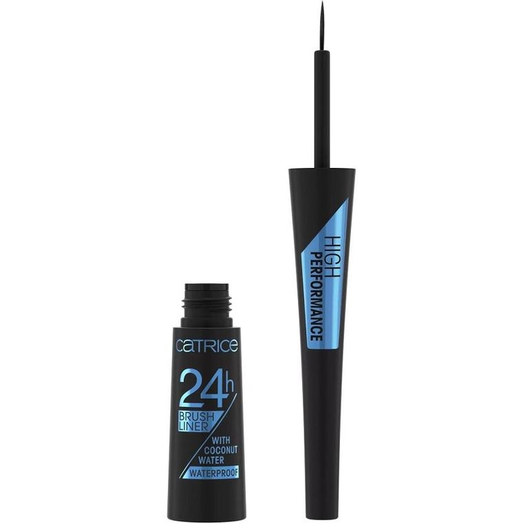 Catrice, 24H Brush Liner, wodoodporny eyeliner, 010 Ultra Black, 3 ml