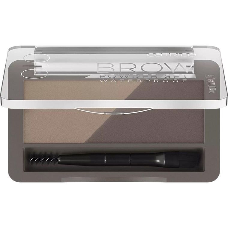 Catrice, Brow Powder Set, wodoodporny zestaw do brwi w pudrze, 010 Ash Blond, 4g