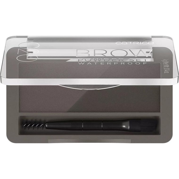 Catrice, Brow Powder Set, wodoodporny zestaw do brwi w pudrze, 020 Ash Brown, 4g