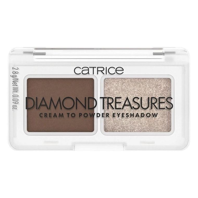 Catrice, Diamond Treasures Cream to Powder Eyeshadow, kremowo-pudrowy cień do powiek, 010 Hazel Spark, 2.8g