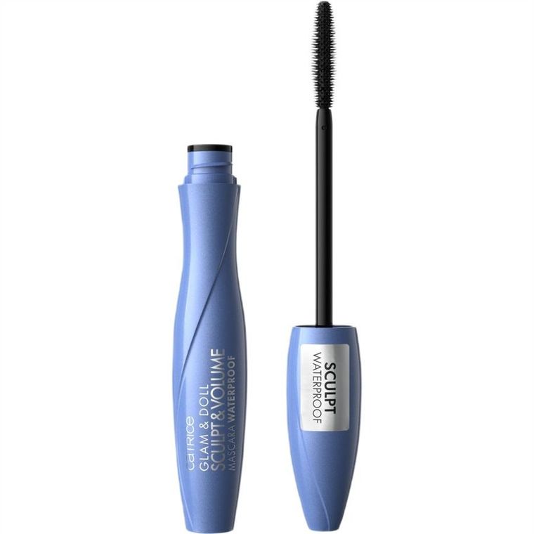 Catrice, Glam & Doll Sculpt & Volume Mascara Waterproof, wodoodporna maskara do rzęs, Black, 10 ml