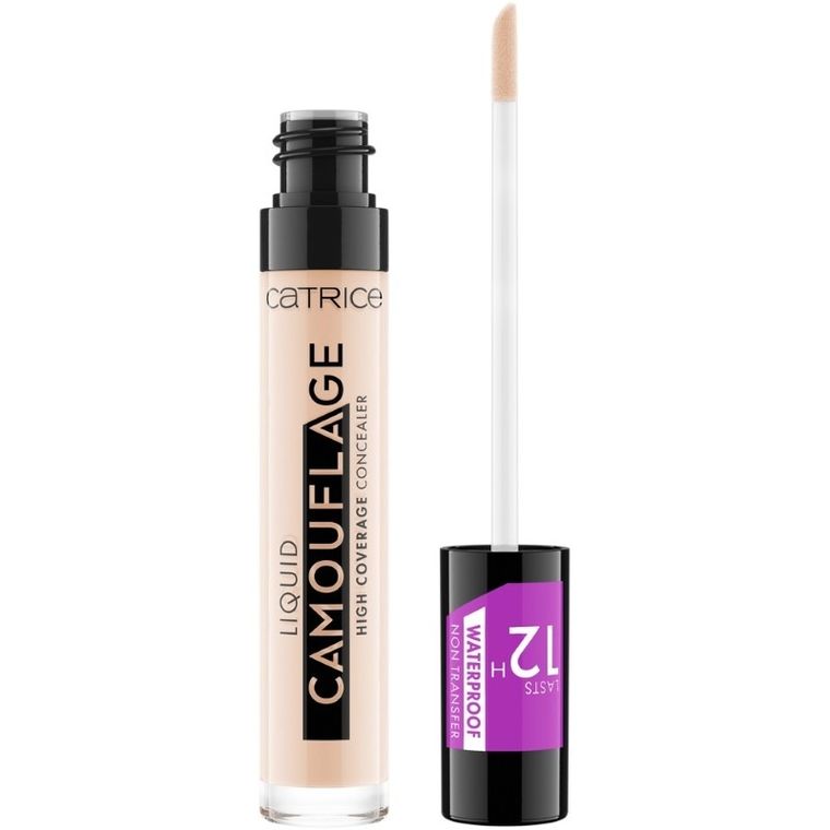 Catrice, Liquid Camouflage High Coverage Concealer, wodoodporny korektor w płynie, 001 Fair Ivory, 5 ml